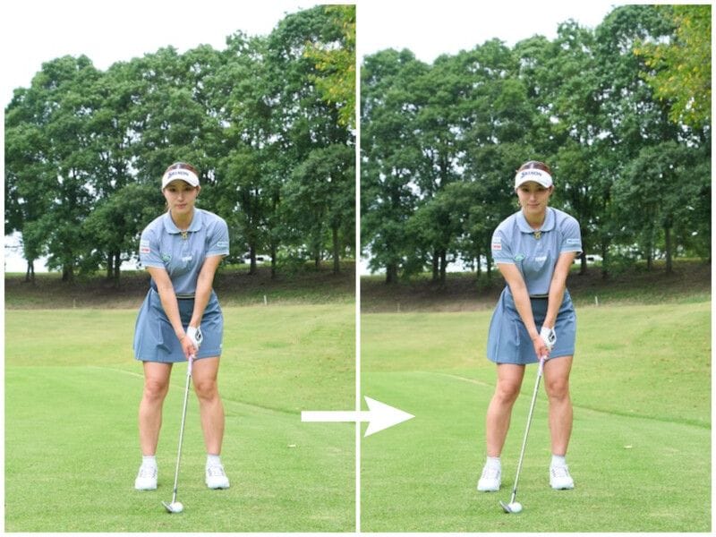 ピンまで届かない原因は？「お腹の向き」に注意しよう！