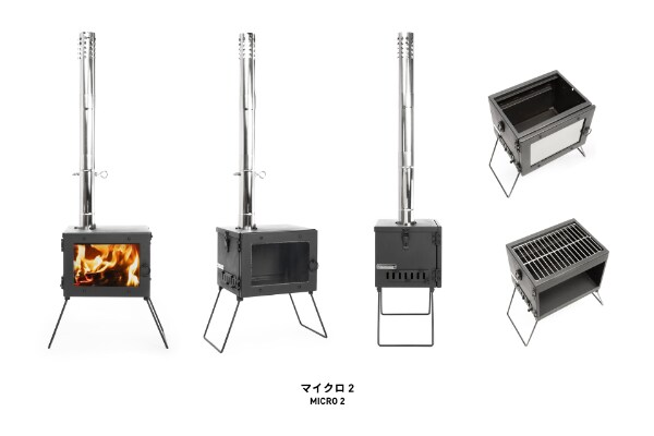 フルガラスで“炎を魅せる”薪ストーブ＆オイルストーブがキャンプで大活躍！