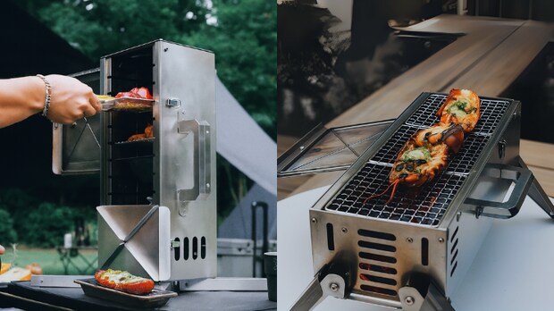 煙を抑えて調理ができる！変幻自在で軽量な新型グリルが優秀すぎる！