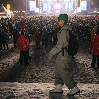 【DOD】車からゲレンデへ直行！スノーウェアと寝袋が一体化した人型寝袋が画期的すぎる