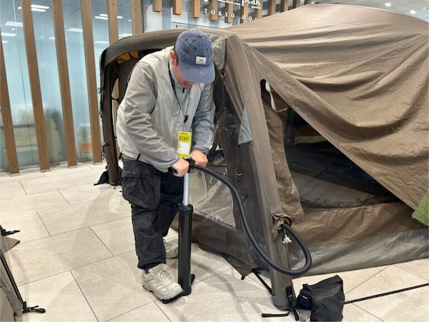 簡単設営15分！スノーピーク初のエアフレームシェルターが優秀すぎる