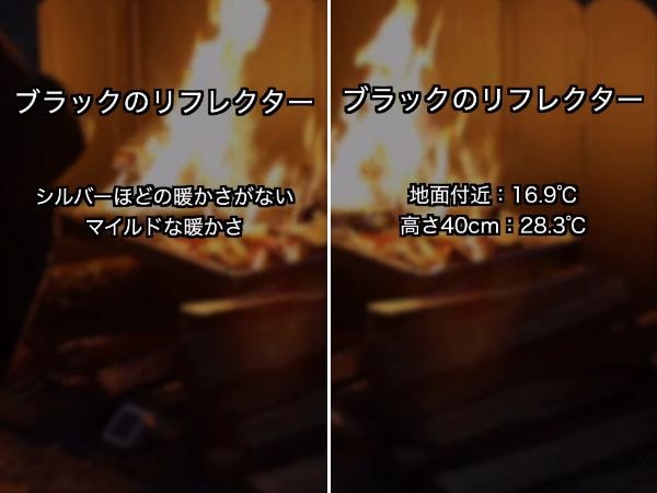 焚き火リフレクターって暖かいの？冬キャンプで検証してみた結果が意外だった