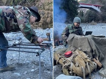 軍幕でこたつ!? 無骨派キャンパーが冬サイトを快適化した方法