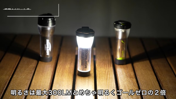 ゴールゼロ超え?5000mAhで3,000円!最新ランタンが優秀すぎる