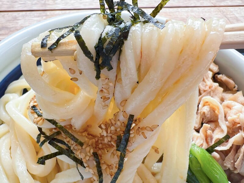 丸亀製麺「旨辛 豚つけ汁うどん」