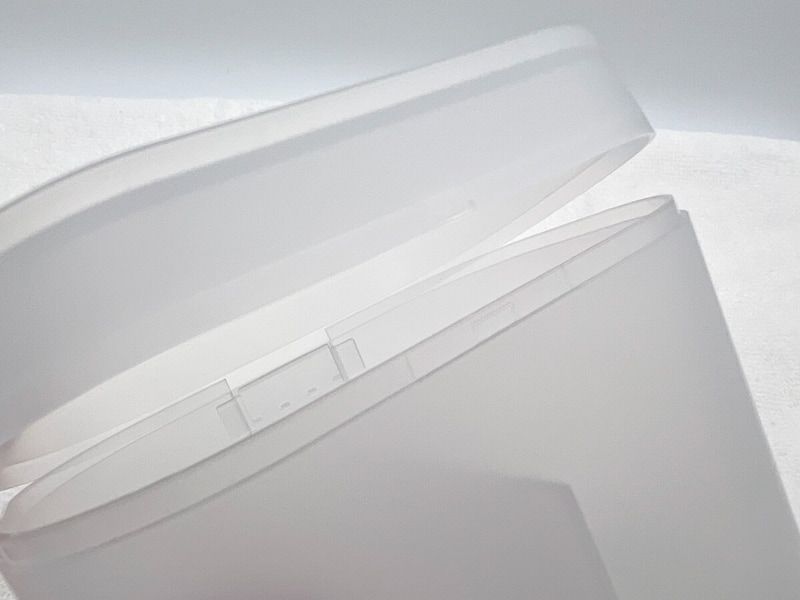 無印良品「再生ポリプロピレン入りコットン 綿棒ケース蓋付」