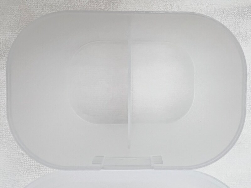 無印良品「再生ポリプロピレン入りコットン 綿棒ケース蓋付」