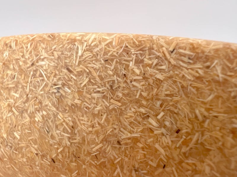 無印良品「レンジで使える ヤシの端材を使った 仕切り付きプレート」