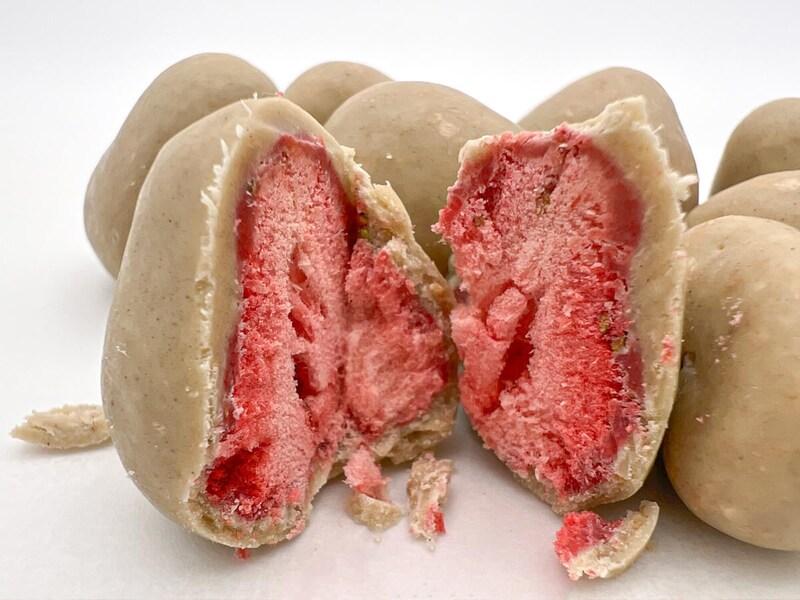 無印良品「不揃い アールグレイチョコがけいちご」