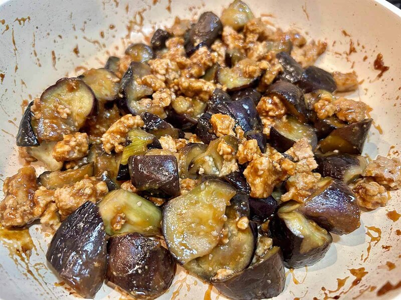 和田明日香さん「秋なすの豚みそ炒め」