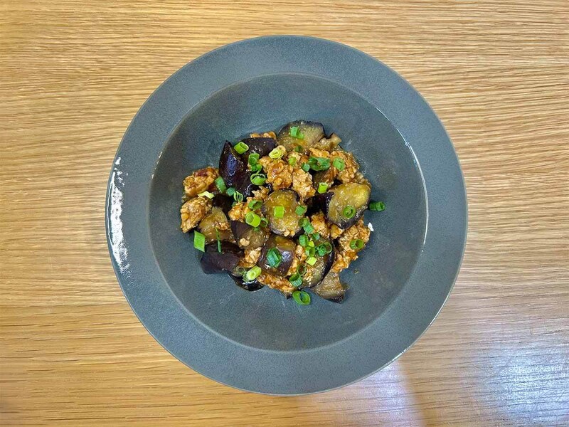 和田明日香さん「秋なすの豚みそ炒め」