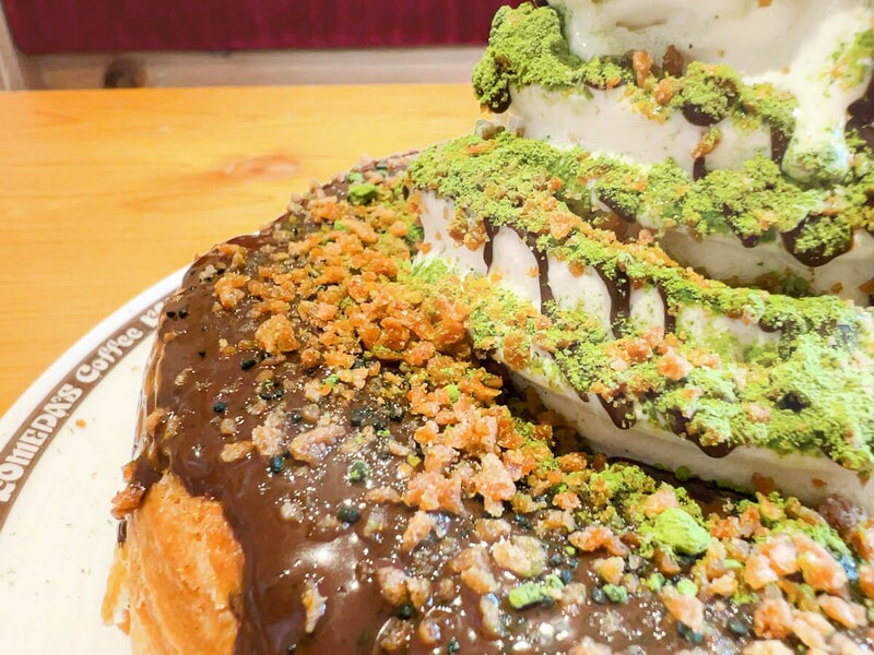 コメダ珈琲店「シロノワール ブラックモンブラン-宇治抹茶仕立て-」