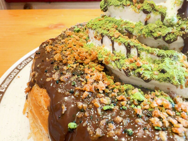 コメダ珈琲店「シロノワール ブラックモンブラン-宇治抹茶仕立て-」