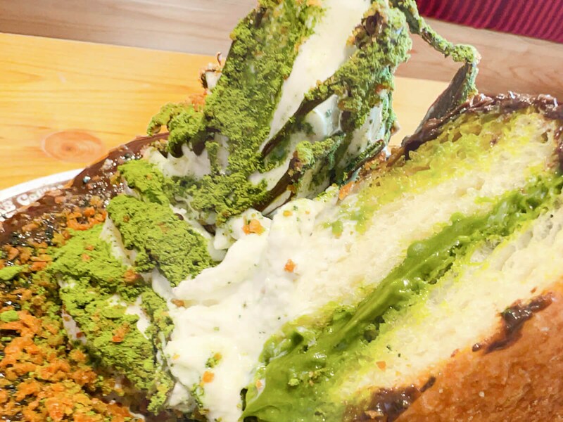 コメダ珈琲店「シロノワール ブラックモンブラン-宇治抹茶仕立て-」