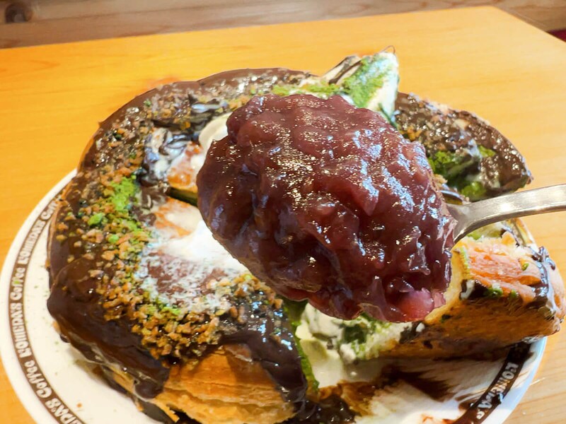 コメダ珈琲店「シロノワール ブラックモンブラン-宇治抹茶仕立て-」