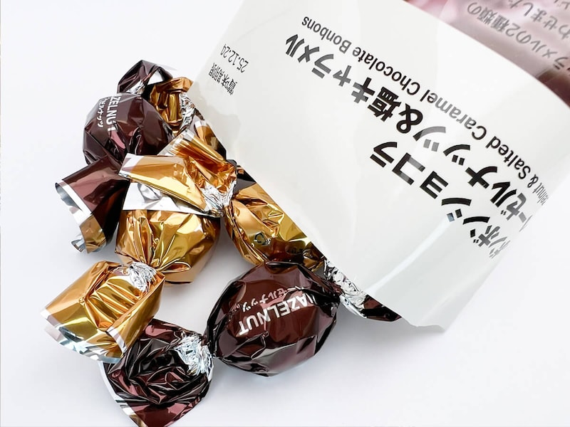 無印良品「ボンボンショコラ ヘーゼルナッツ＆塩キャラメル」