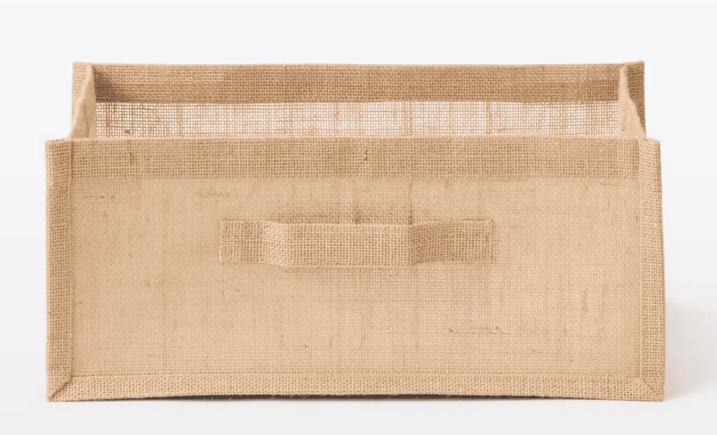 無印良品　ジュート　収納袋　長方形　小」が⼤幅値下げ