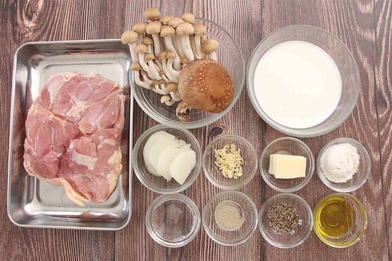 平野レミさん「きのこクリームチキン」