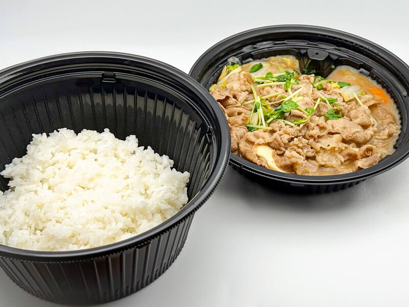 吉野家「ばり嗎監修とんこつ醤油牛鍋膳」