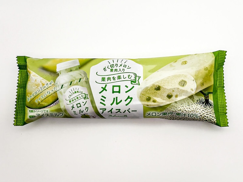 ファミリーマート限定「赤城 メロンミルクアイスバー」