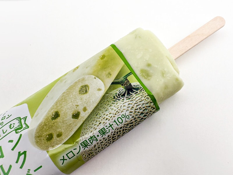 ファミリーマート限定「赤城 メロンミルクアイスバー」