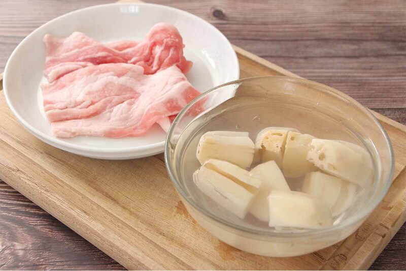 栗原はるみさん「豚肉とれんこんの炒め煮」