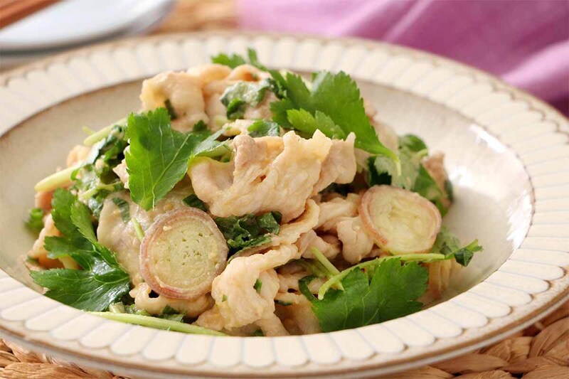 和田明日香さん「たっぷり薬味の豚しゃぶ」