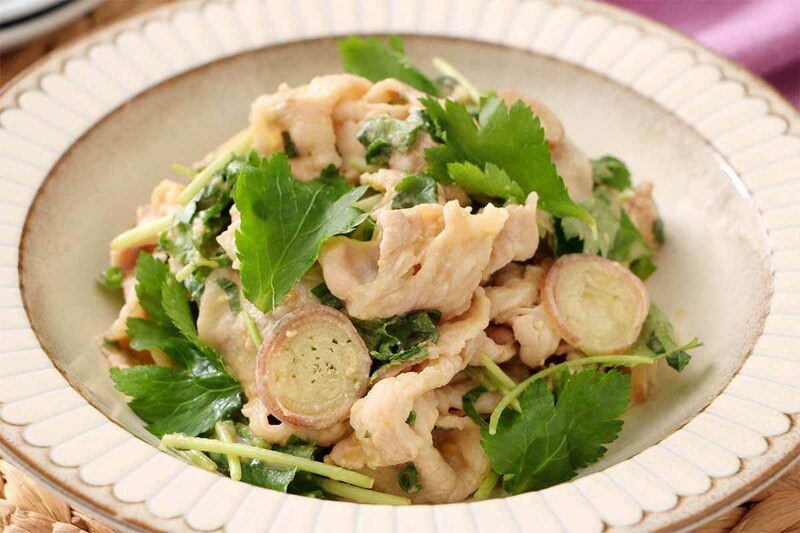 和田明日香さん「たっぷり薬味の豚しゃぶ」