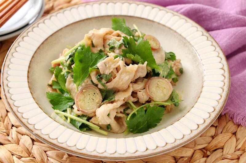 和田明日香さん「たっぷり薬味の豚しゃぶ」