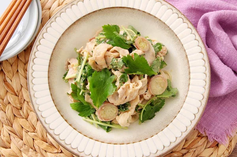 和田明日香さん「たっぷり薬味の豚しゃぶ」