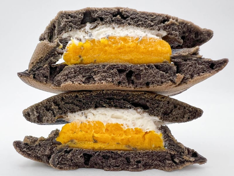 セブンイレブン「かぼちゃ&マスカルポーネ 生どら焼」