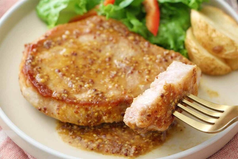 タサン志麻さん「ポークソテー 粒マスタードソース」