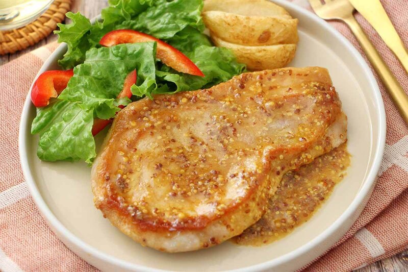 タサン志麻さん「ポークソテー 粒マスタードソース」