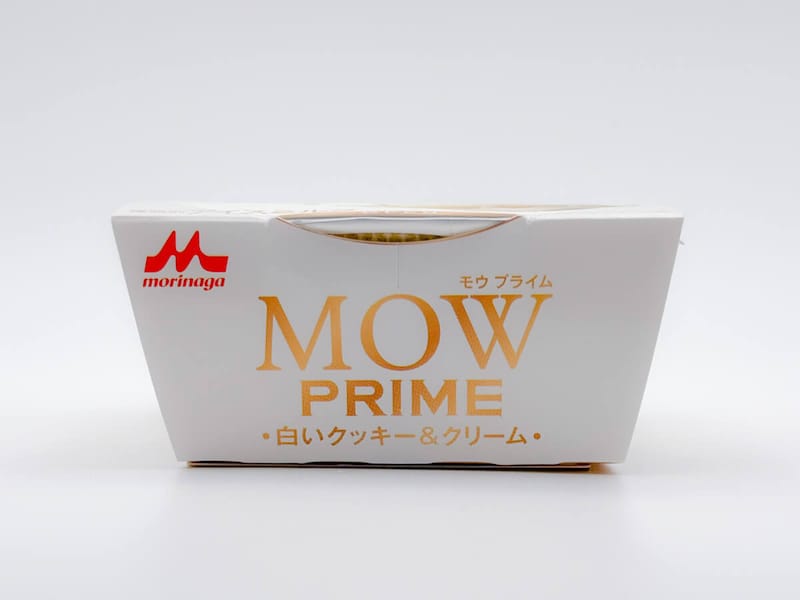森永乳業「MOW PRIME 白いクッキー＆クリーム」