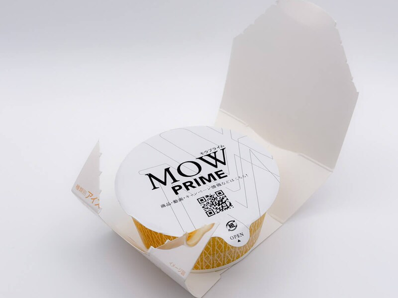 森永乳業「MOW PRIME 白いクッキー＆クリーム」