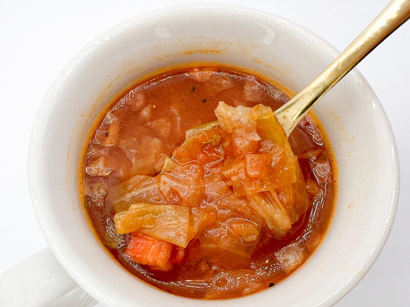 無印良品「食べるスープ ５種野菜のミネストローネ」