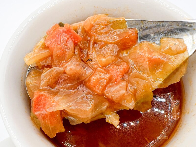 無印良品「食べるスープ ５種野菜のミネストローネ」