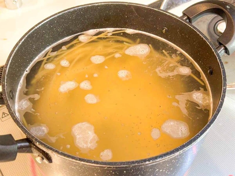 平野レミさん「しそ・ベーゼでうれしそパスタ」