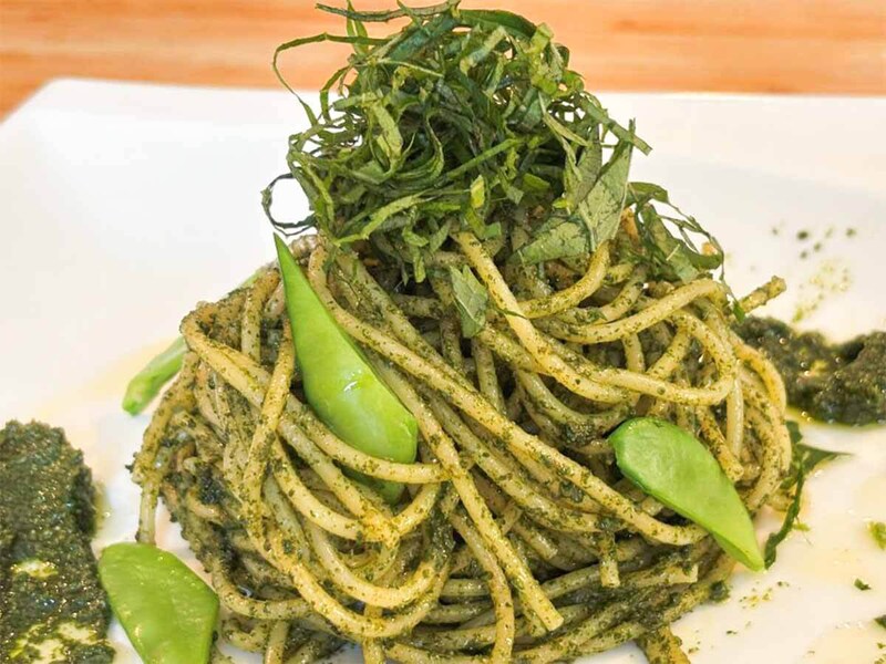 平野レミさん「しそ・ベーゼでうれしそパスタ」