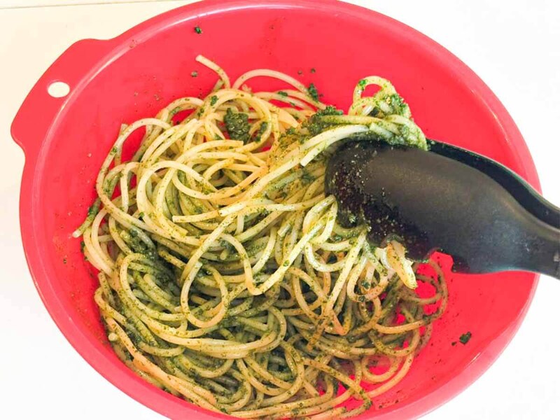 平野レミさん「しそ・ベーゼでうれしそパスタ」