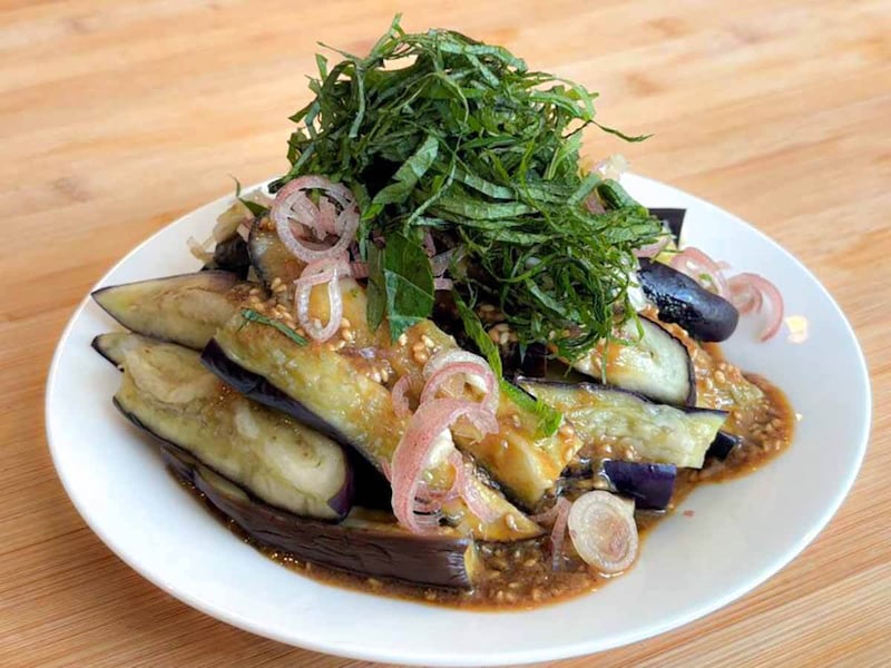 なすの胡麻ソース