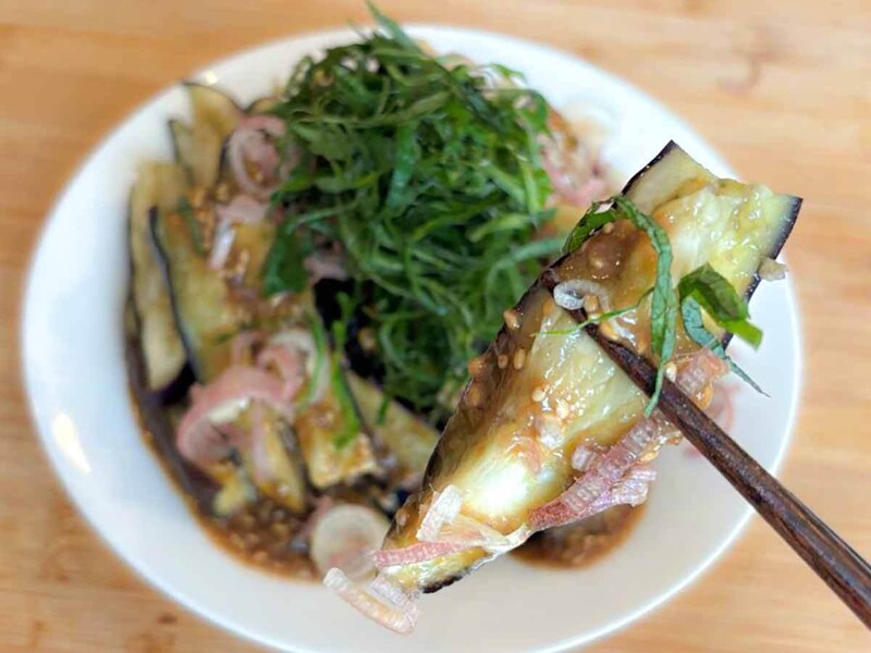 なすの胡麻ソース