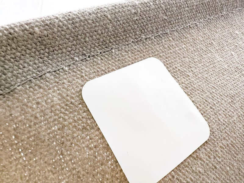 無印良品「布にも貼れるラベルシール・ノンアイロンタイプ」