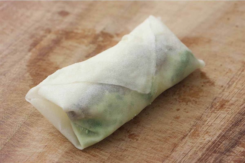 栗原はるみさん「えびとアボカドの春巻」