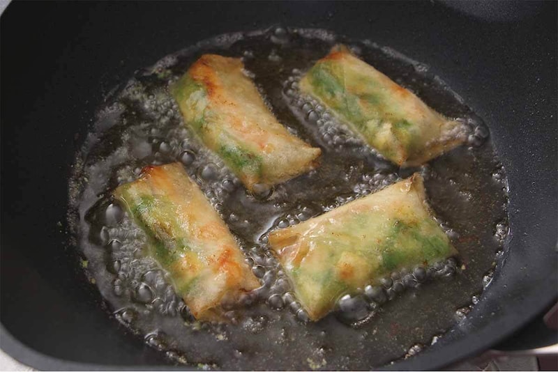 栗原はるみさん「えびとアボカドの春巻」