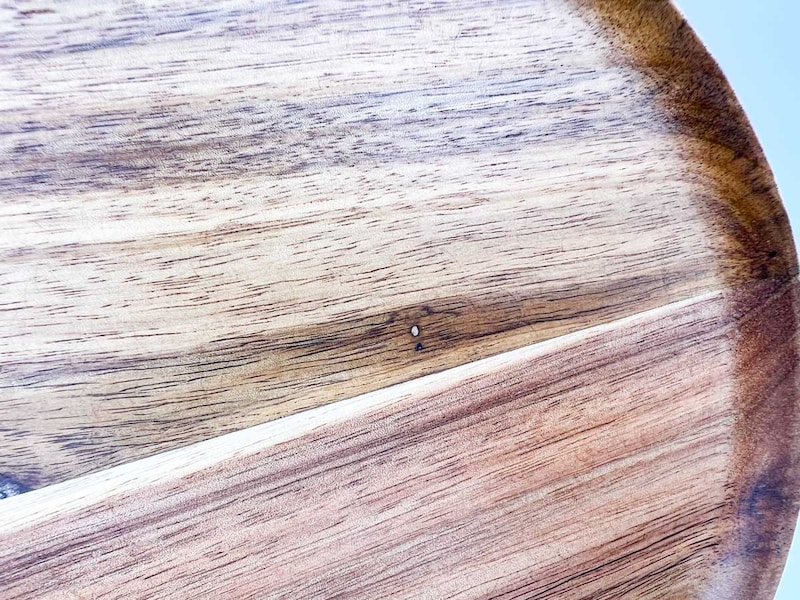 無印良品「アカシア　お皿にもなるカッティングボード　丸型」