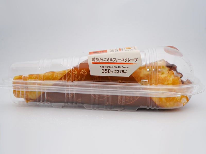 ファミマ「焼きりんごミルフィーユクレープ」