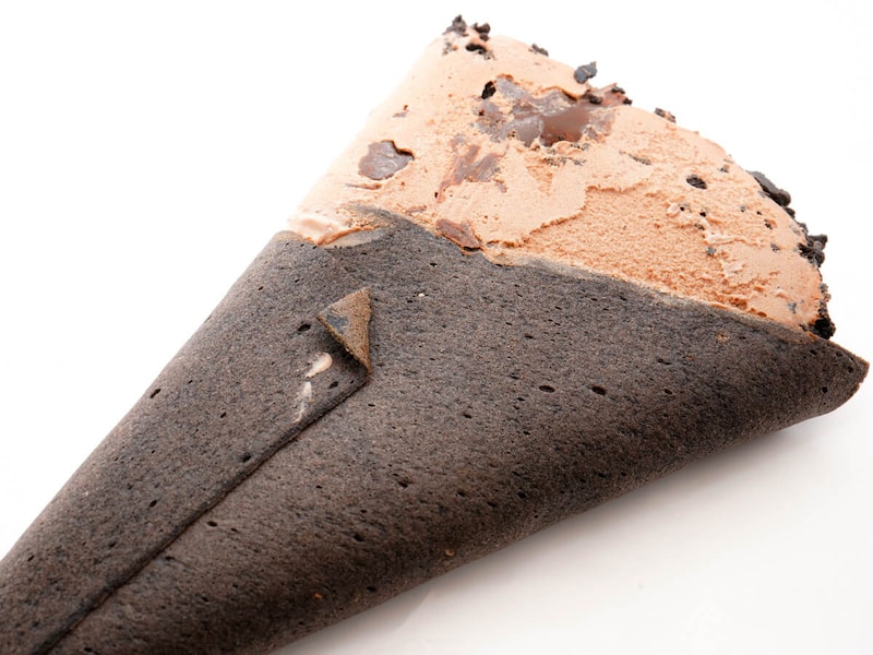 「ザ・クレープ＜チョコ＆チョコ＞」