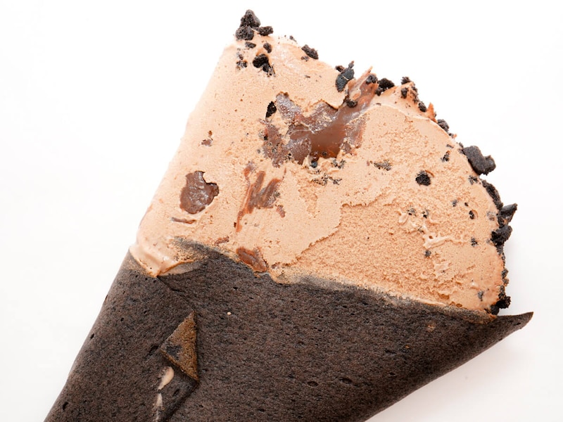 「ザ・クレープ＜チョコ＆チョコ＞」