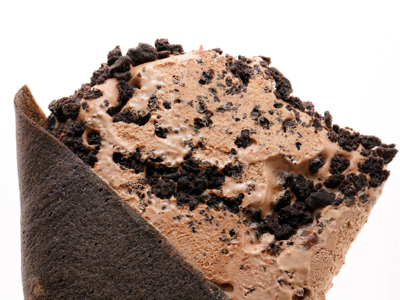 「ザ・クレープ＜チョコ＆チョコ＞」